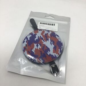 Graphics & More Round Leather Luggage Id Tag (E2)